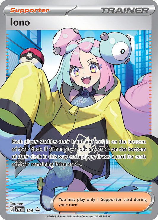 Iono - 124 - 124 Promo SV: Scarlet & Violet Promo Cards