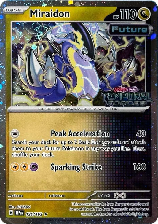 Miraidon - 121/162 (Cosmos Holo) (Best Buy) 121/162 Promo Miscellaneous Cards & Products Pokémon card