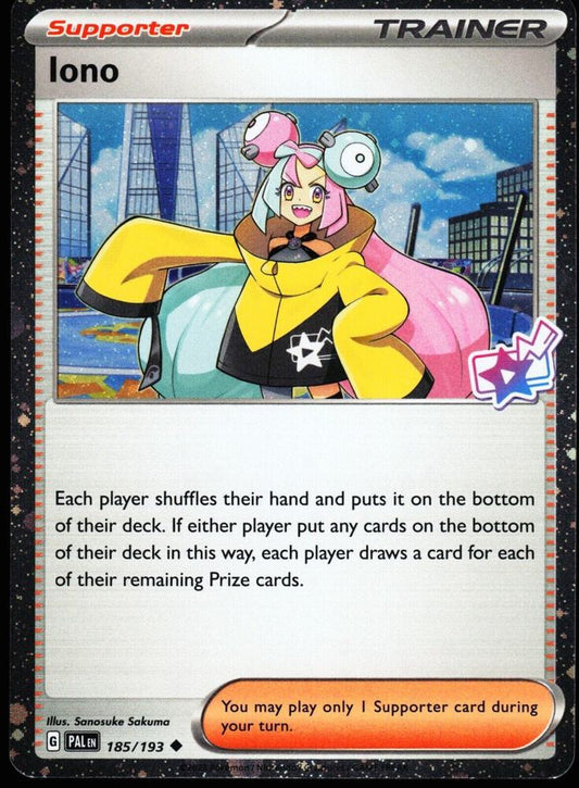 Iono - 185/193 (Cosmo Foil) 185/193 Promo Miscellaneous Cards & Products Pokémon card