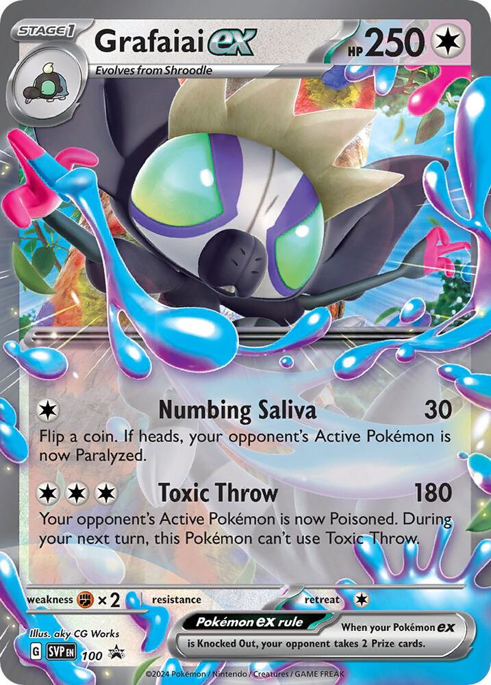Grafaiai ex - 100 - 100 Promo SV: Scarlet & Violet Promo Cards