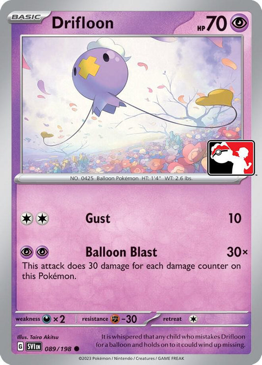 Drifloon 089/198 Common Prize Pack Series Cards Pokémon card