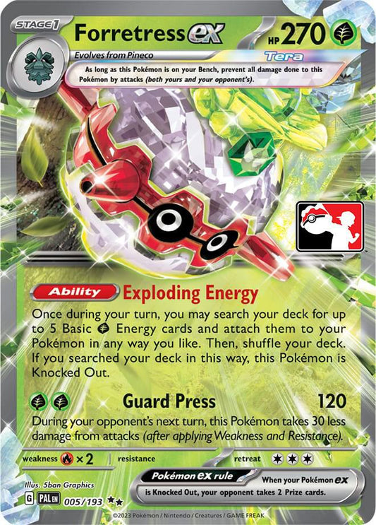Forretress ex - 005/193 Double Rare Prize Pack Series Cards