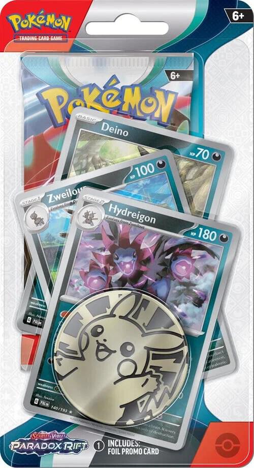 Paradox Rift Premium Checklane Blister [Hydreigon] Pokémon card