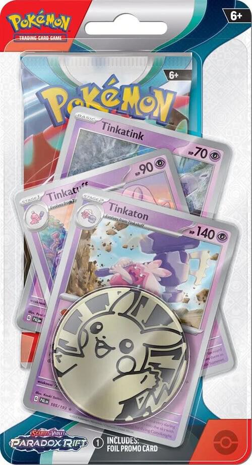 Paradox Rift Premium Checklane Blister [Tinkaton] Pokémon card