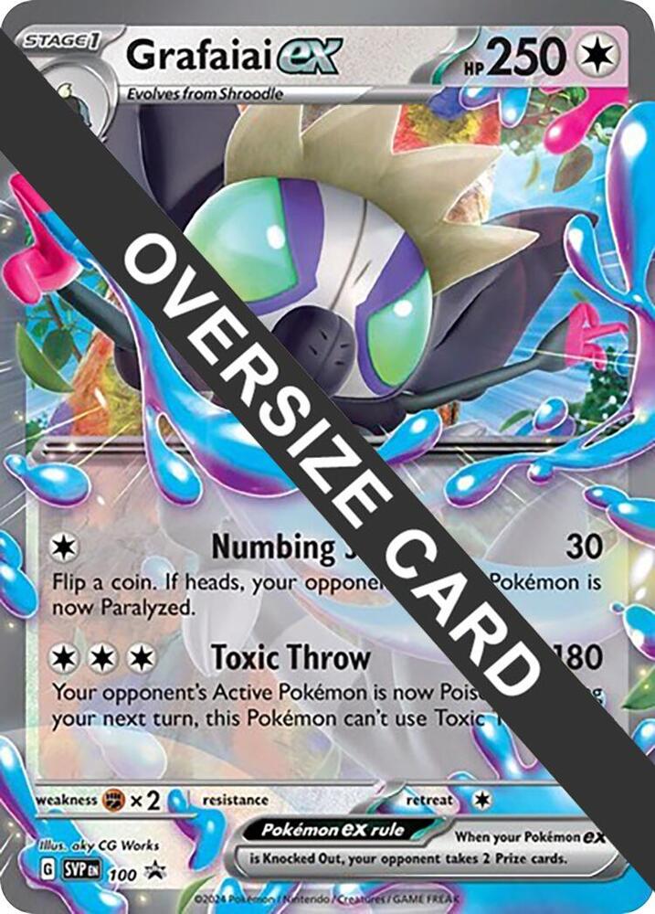 Grafaiai ex - 100 (SV: Scarlet & Violet Promo Cards) 100 Promo Jumbo Cards Pokémon card