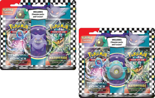Pokemon TCG: Back to School Eraser Blister 2024 [Set of 2] - Miscellaneous Cards & Products