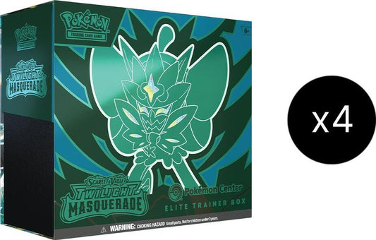 Twilight Masquerade Pokemon Center Elite Trainer Box (Exclusive) Case Pokémon card