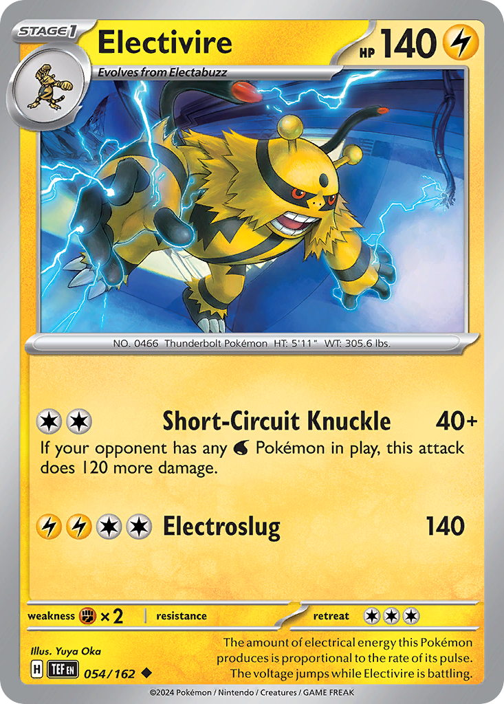 Electivire 054/162 Uncommon Temporal Forces