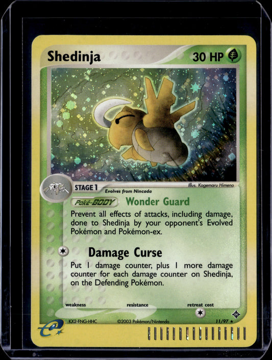 Shedinja Dragon #11/97 Holofoil Pokémon Card (front)