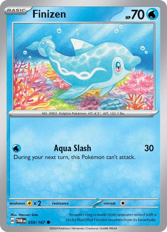 Finizen 059/167 Common Twilight Masquerade Pokémon card
