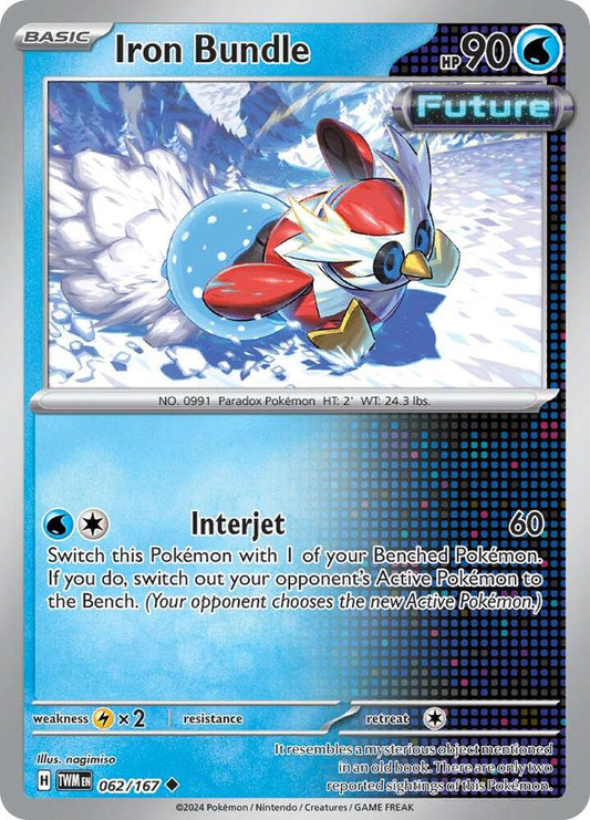 Iron Bundle 062/167 Uncommon Twilight Masquerade Pokémon card
