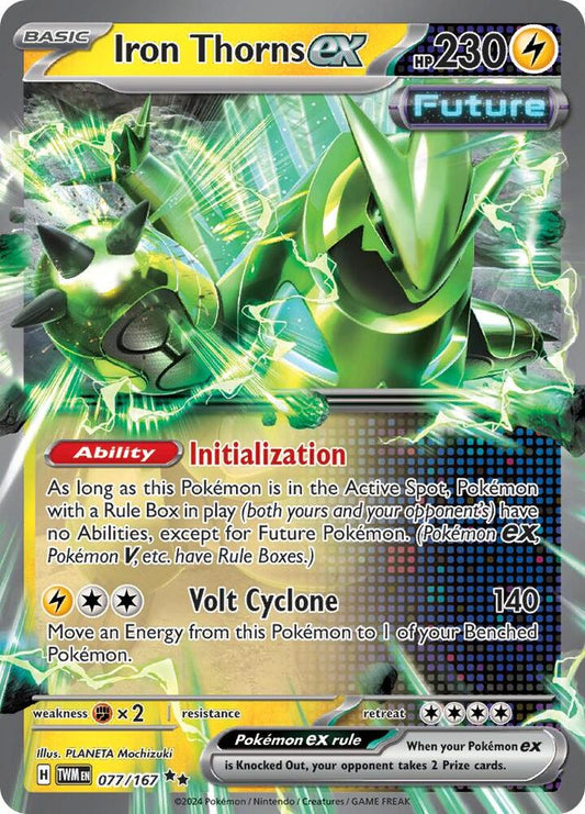 Iron Thorns ex - 077/167 Double Rare SV06: Twilight Masquerade