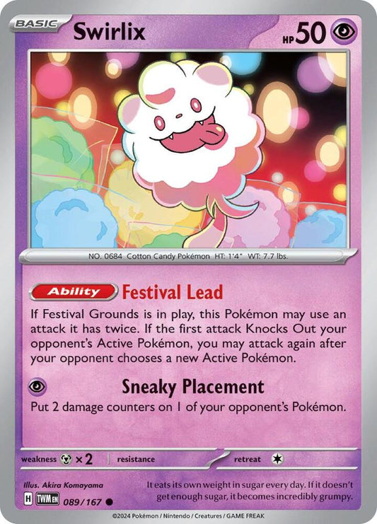 Swirlix - 089/167 Common SV06: Twilight Masquerade