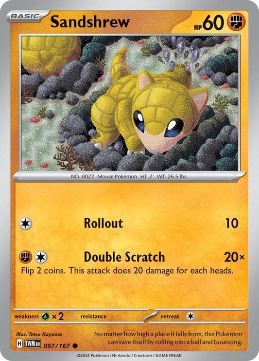 Sandshrew - 097/167 Common SV06: Twilight Masquerade