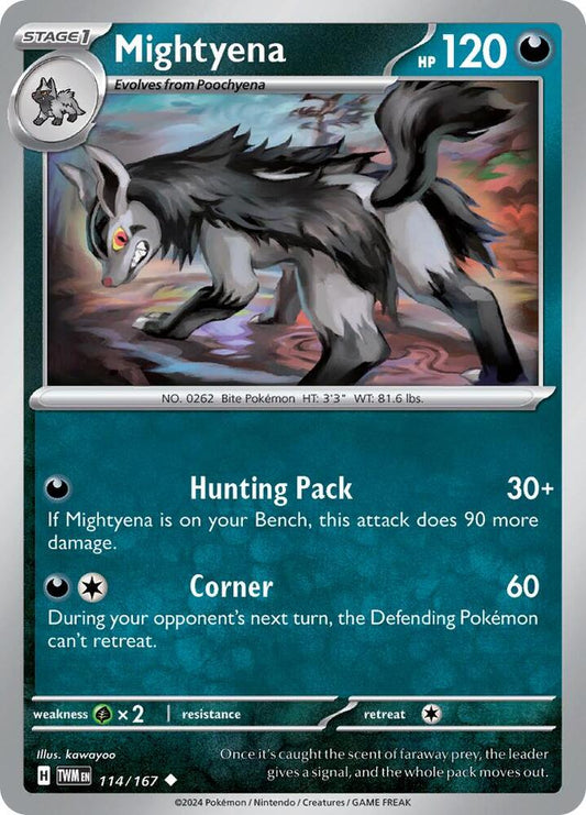 Mightyena - 114/167 Uncommon SV06: Twilight Masquerade