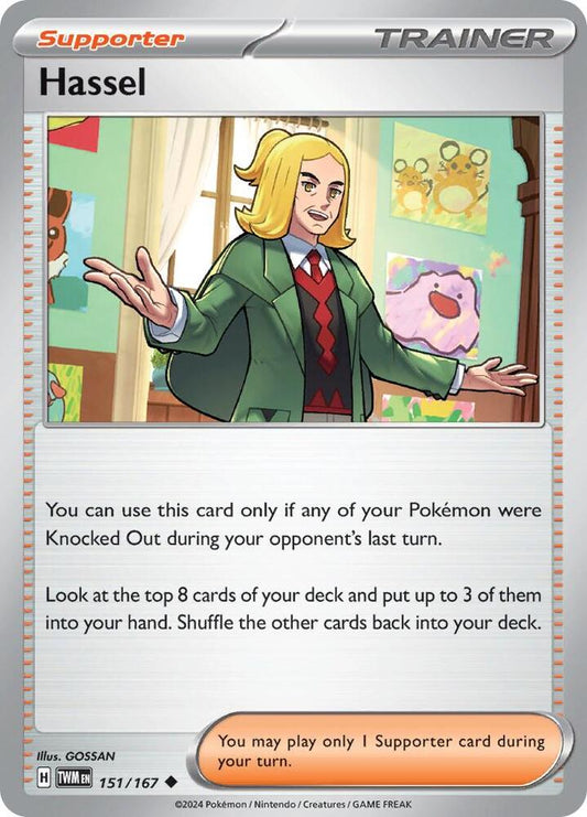 Hassel - 151/167 151/167 Uncommon Twilight Masquerade Pokémon card
