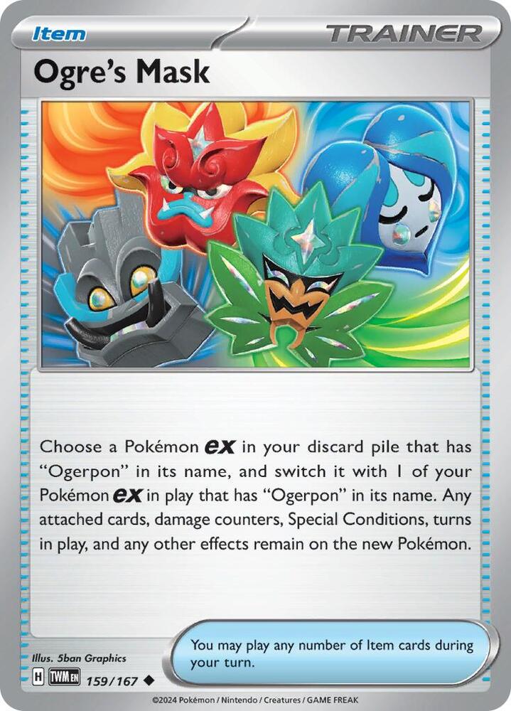 Ogre's Mask - 159/167 Uncommon SV06: Twilight Masquerade
