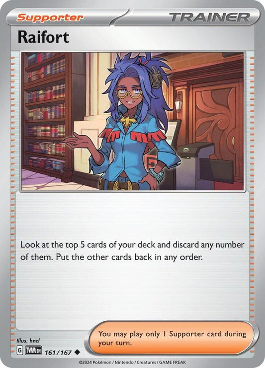 Raifort 161/167 Uncommon Twilight Masquerade Pokémon card
