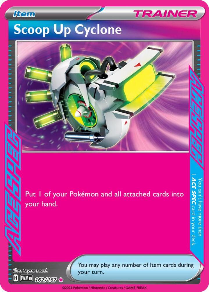 Scoop Up Cyclone - 162/167 ACE SPEC Rare SV06: Twilight Masquerade