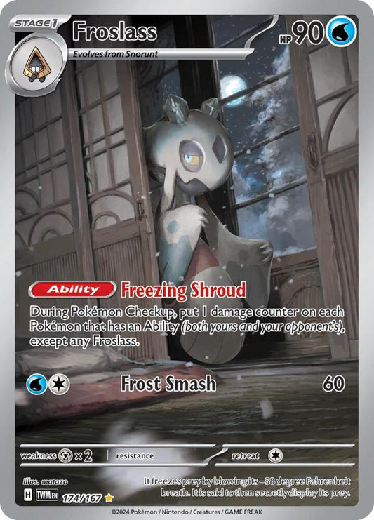 Froslass - 174/167 174/167 Illustration Rare Twilight Masquerade Pokémon card