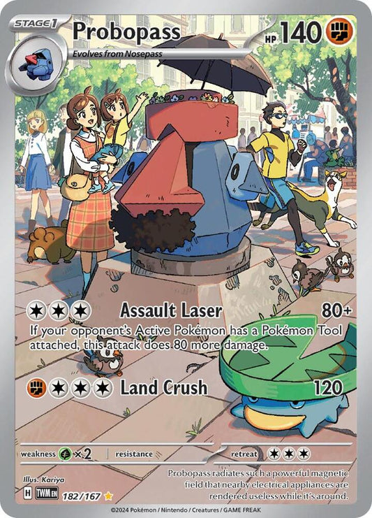Probopass - 182/167 182/167 Illustration Rare Twilight Masquerade Pokémon card