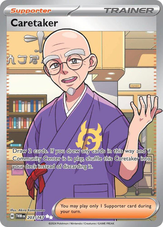 Caretaker - 203/167 Ultra Rare SV06: Twilight Masquerade