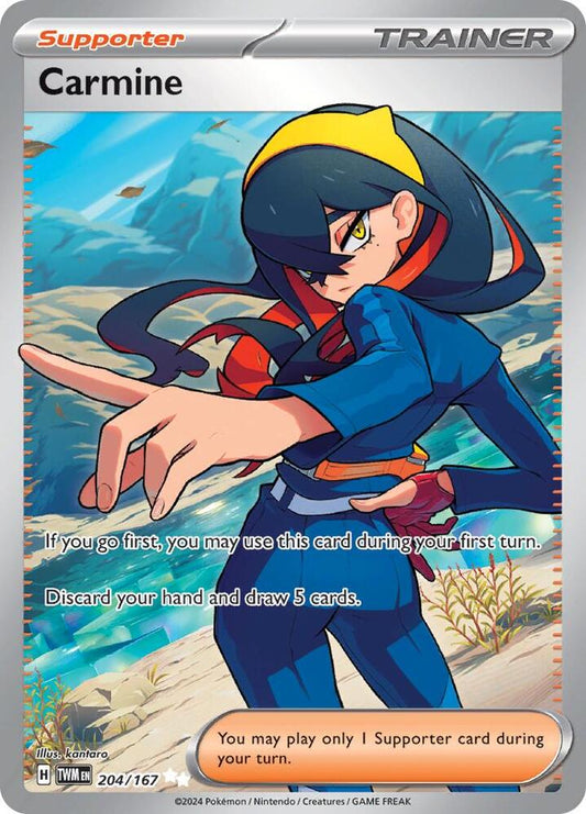 Carmine - 204/167 204/167 Ultra Rare Twilight Masquerade Pokémon card
