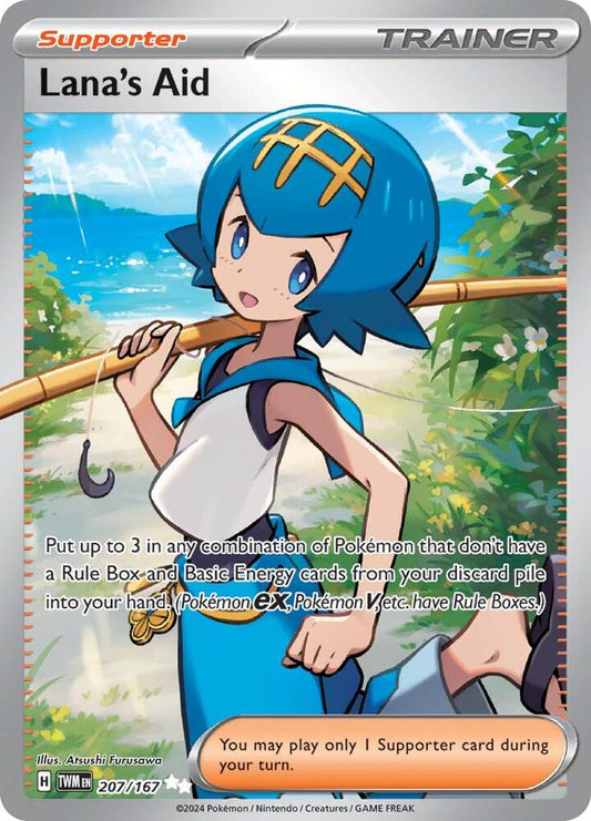 Lana's Aid - 207/167 207/167 Ultra Rare Twilight Masquerade Pokémon card