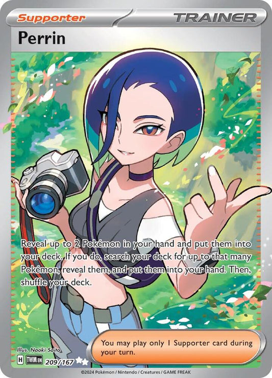 Perrin - 209/167 209/167 Ultra Rare Twilight Masquerade Pokémon card