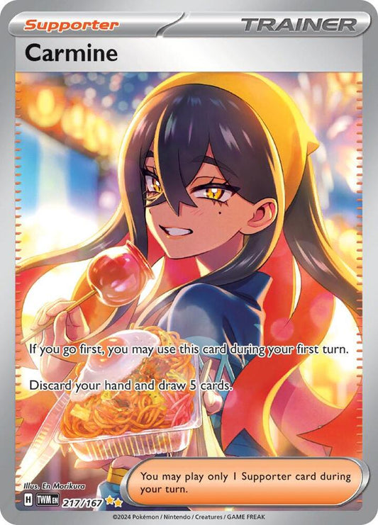 Carmine - 217/167 217/167 Special Illustration Rare Twilight Masquerade Pokémon card