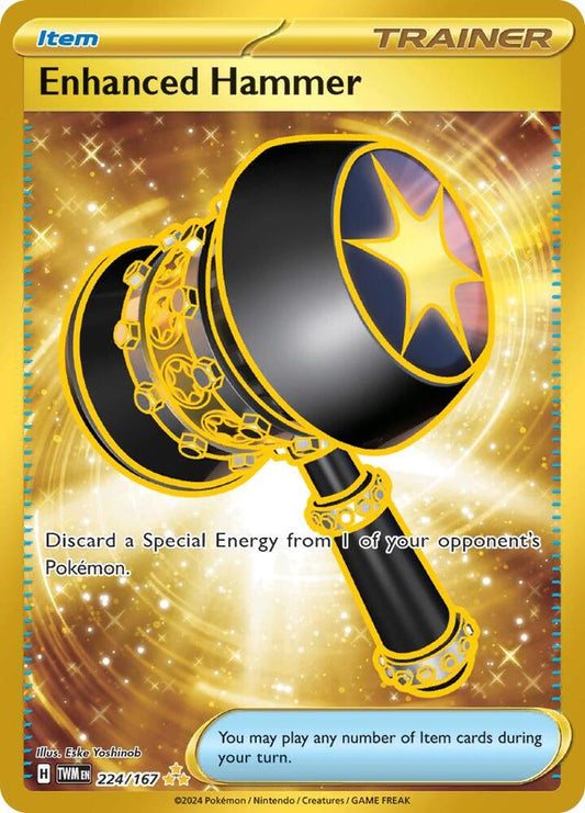 Enhanced Hammer - 224/167 224/167 Hyper Rare Twilight Masquerade Pokémon card
