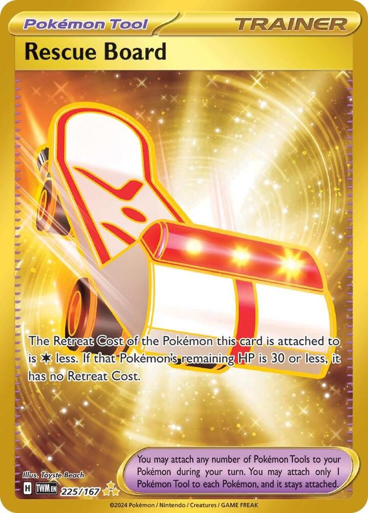 Rescue Board - 225/167 Hyper Rare SV06: Twilight Masquerade