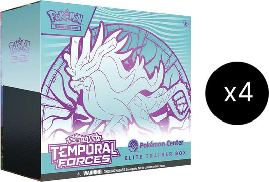 Temporal Forces Pokemon Center Elite Trainer Box Case (Exclusive) [Walking Wake] - SV05: Temporal Forces