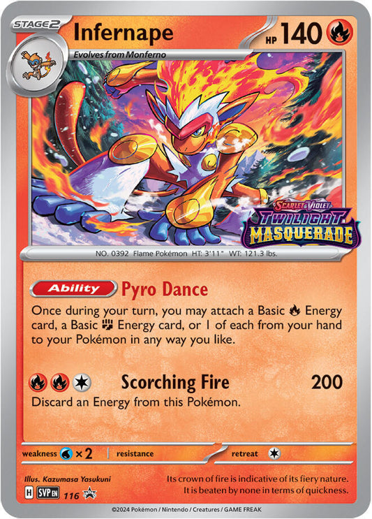 Infernape - 116 - 116 Promo SV: Scarlet & Violet Promo Cards