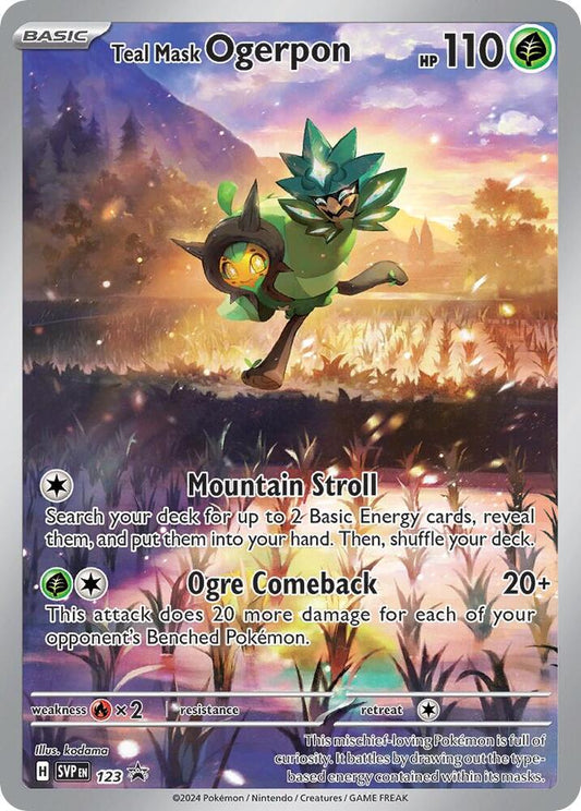 Teal Mask Ogerpon - 123 - 123 Promo SV: Scarlet & Violet Promo Cards