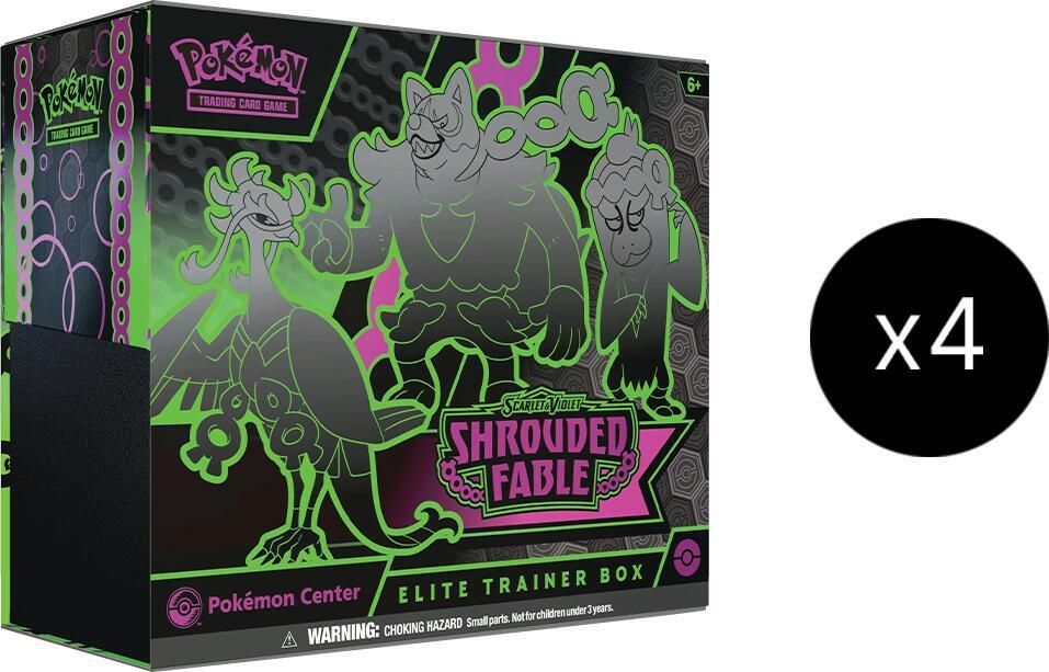 Shrouded Fable Pokemon Center Elite Trainer Box (Exclusive) Case Pokémon card