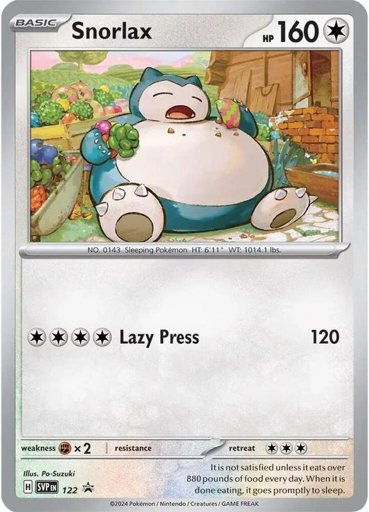 Snorlax - 122 - 122 Promo SV: Scarlet & Violet Promo Cards