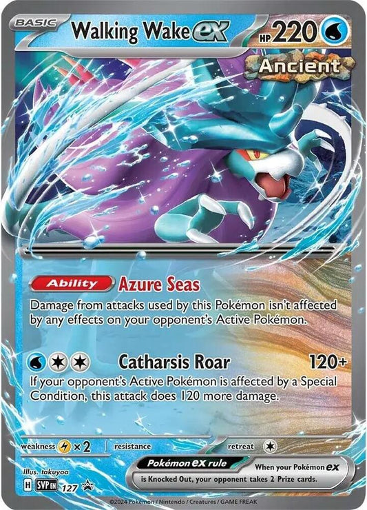 Walking Wake ex - 127 - 127 Promo SV: Scarlet & Violet Promo Cards