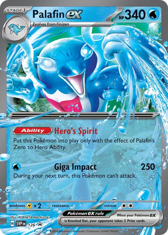 Palafin ex - 126 126 Promo Scarlet & Violet Promo Cards Pokémon card