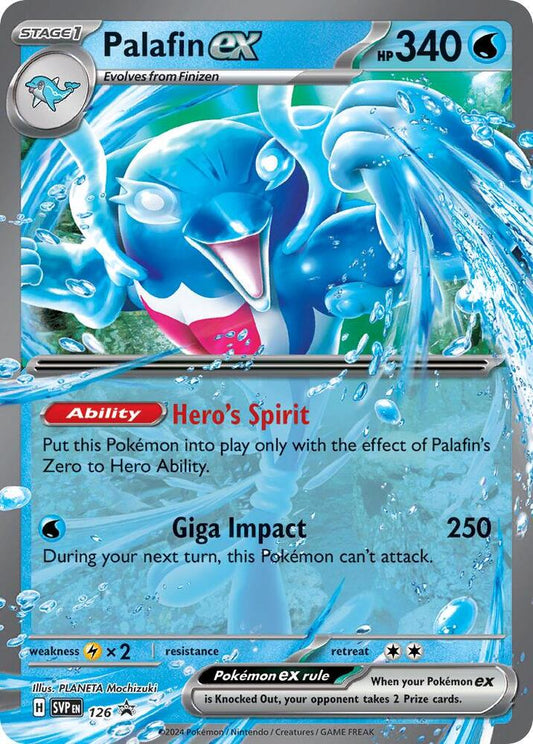 Palafin ex - 126 126 Promo Scarlet & Violet Promo Cards Pokémon card