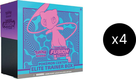 Fusion Strike Pokemon Center Elite Trainer Box Case (Exclusive) Pokémon card
