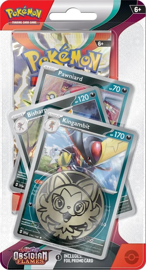 Obsidian Flames Single Blister Pack [Kingambit] Pokémon card