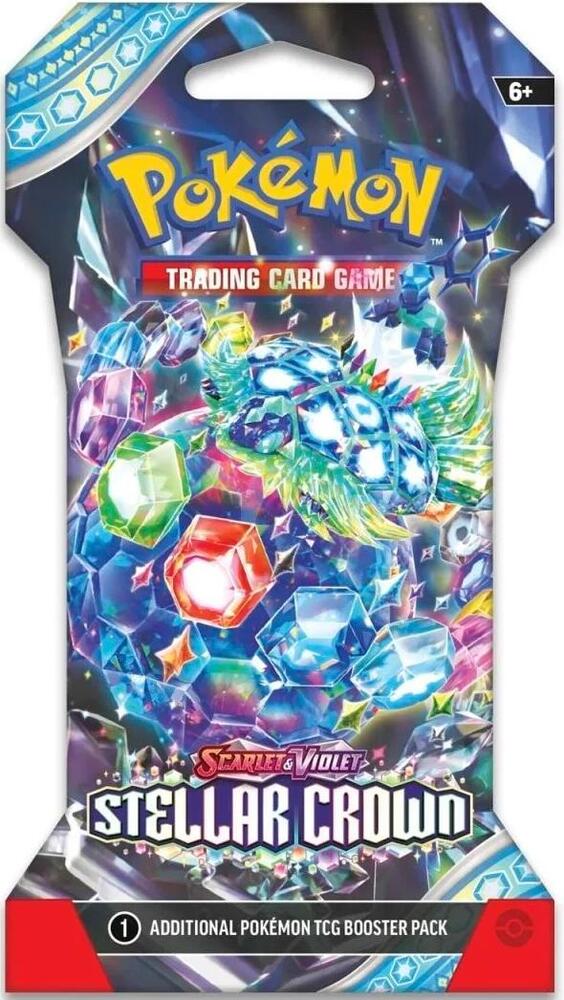 Stellar Crown Sleeved Booster Pack Pokémon card