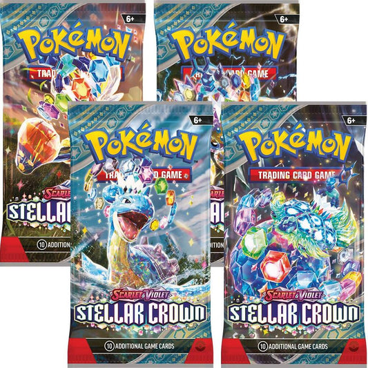 Stellar Crown Booster Pack Art Bundle [Set of 4] - SV07: Stellar Crown