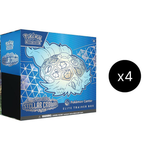 Stellar Crown Pokemon Center Elite Trainer Box (Exclusive) Case Pokémon card