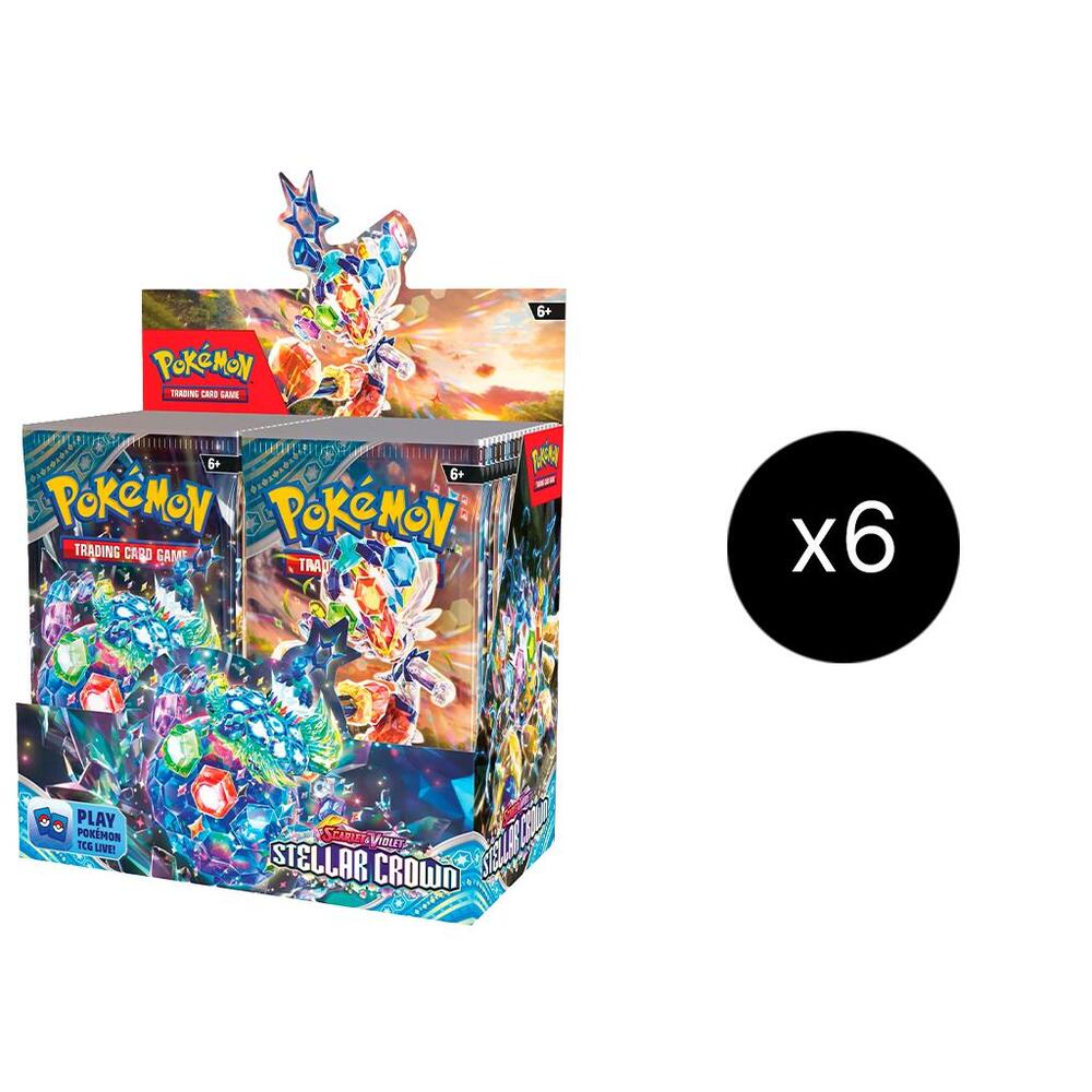 Stellar Crown Booster Box Case Pokémon card