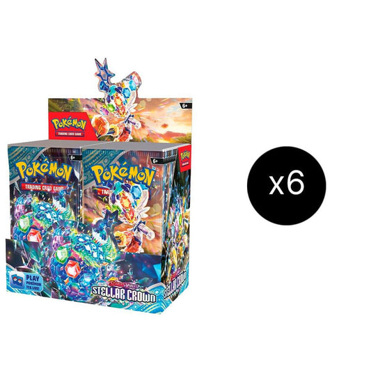 Stellar Crown Booster Box Case Pokémon card