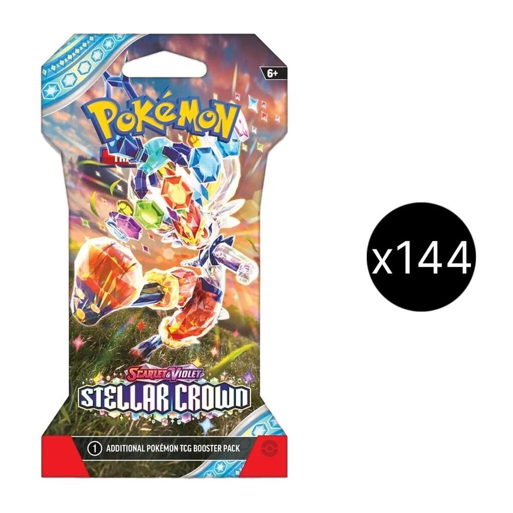 Stellar Crown Sleeved Booster Master Carton Pokémon card