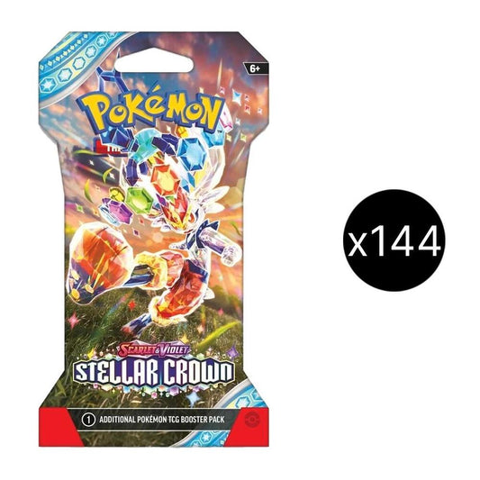 Stellar Crown Sleeved Booster Master Carton Pokémon card