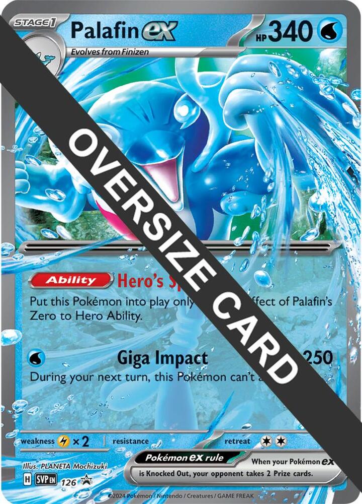 Palafin ex - 126 126 Promo Jumbo Cards Pokémon card
